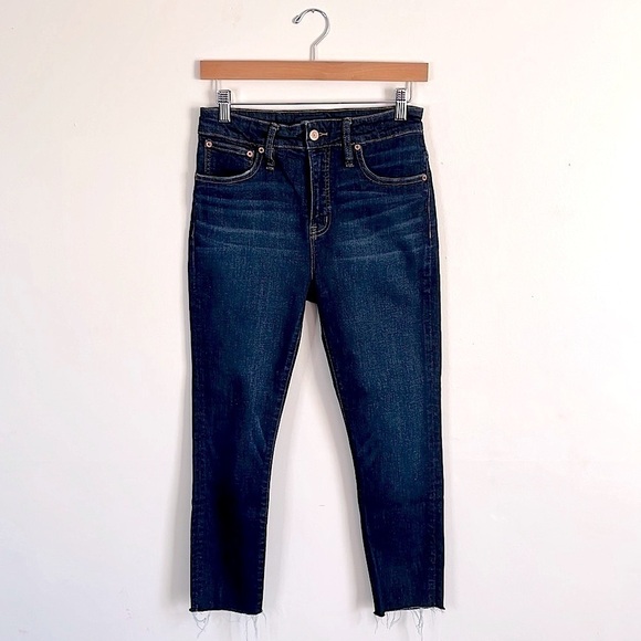 J. Crew Petite Distressed Denim Jeans - Picture 1 of 7